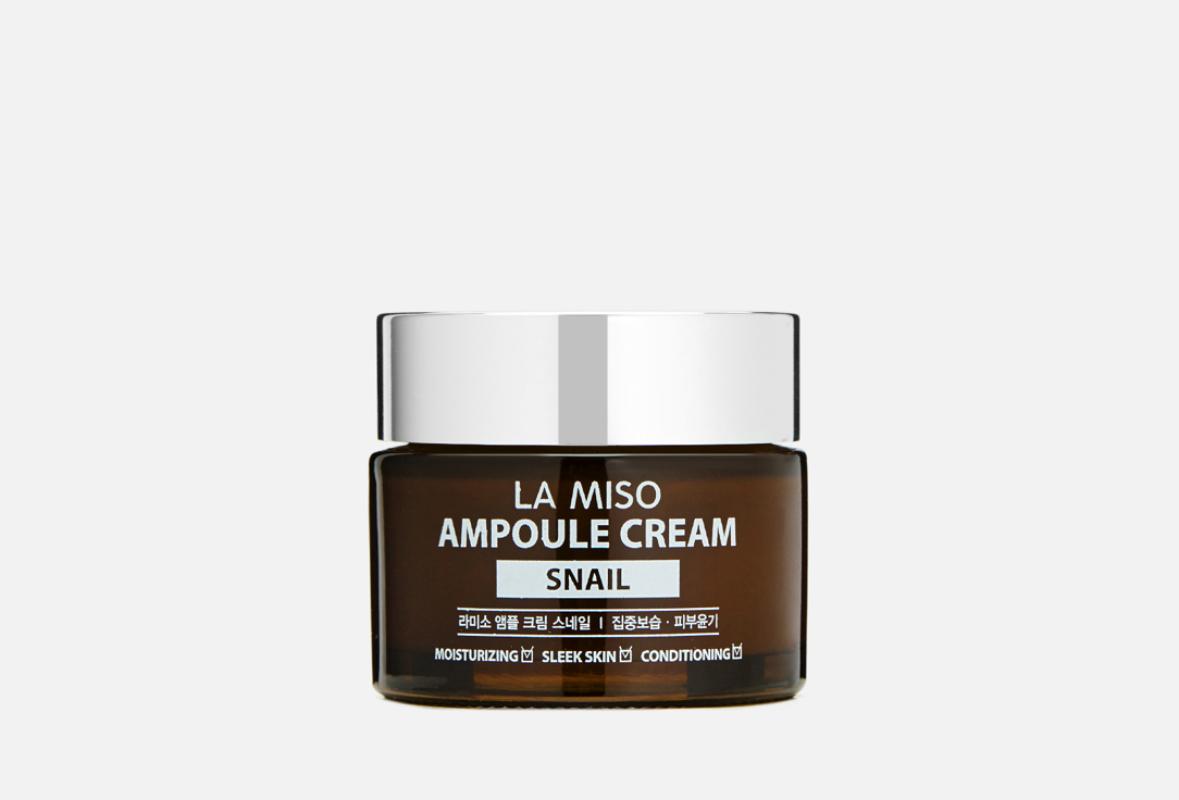 

Крем ампульный с экстрактом слизи улитки LA MISO, Ampoule Cream Snail 50 мл