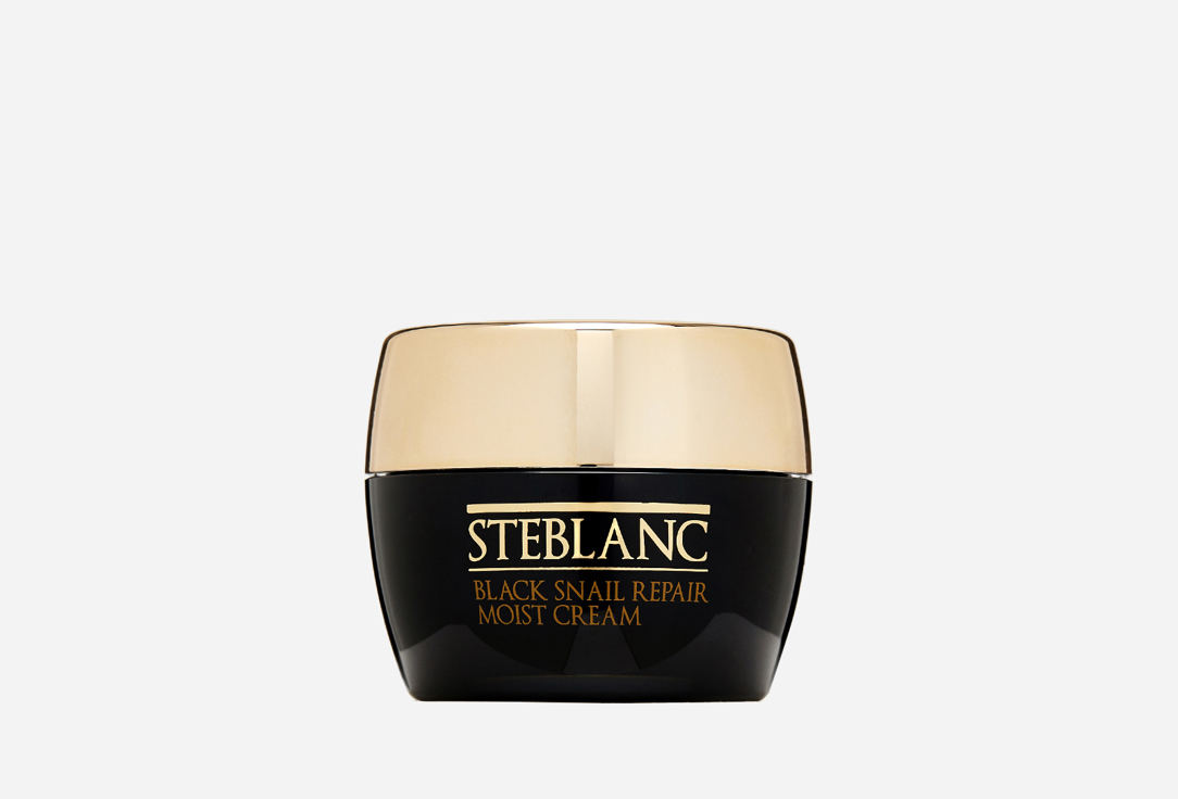 цена Увлажняющий крем для лица с муцином Черной улитки STEBLANC Black Snail Repair Moist Cream 55 мл