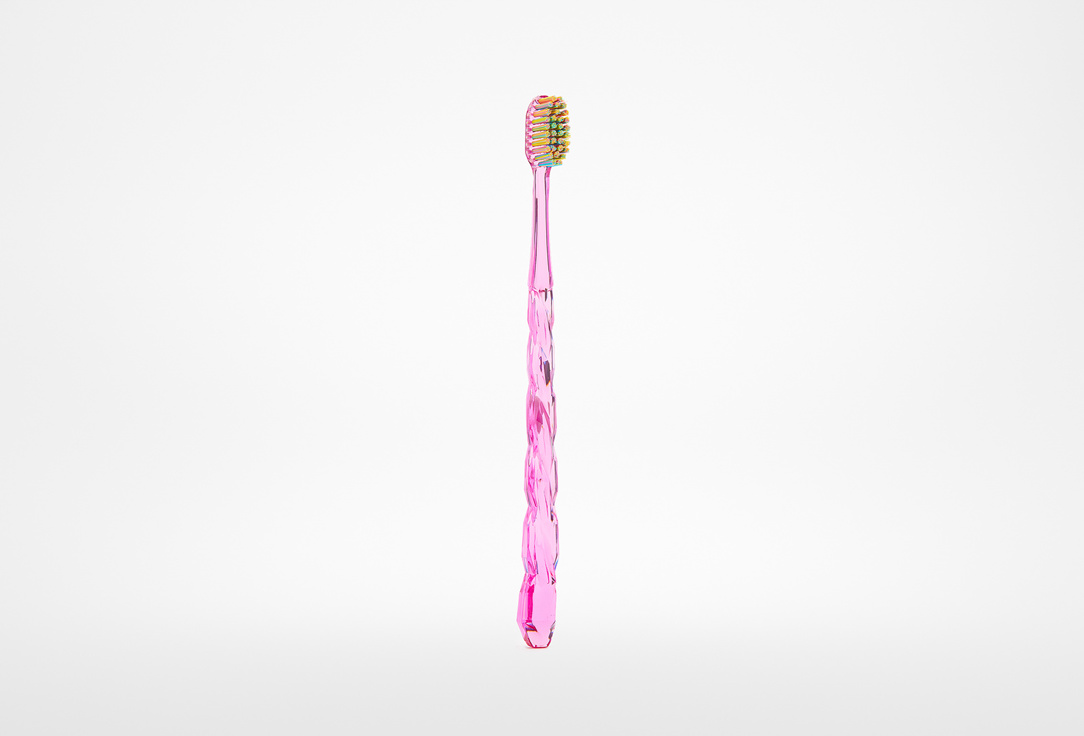 Зубная щетка MONTCAROTTE Gauguin Brush pink toothbrush 1 шт 1 pieces super hard toothbrush extra hard large brush head adult toothbrush manual toothbrush firm toothbrush