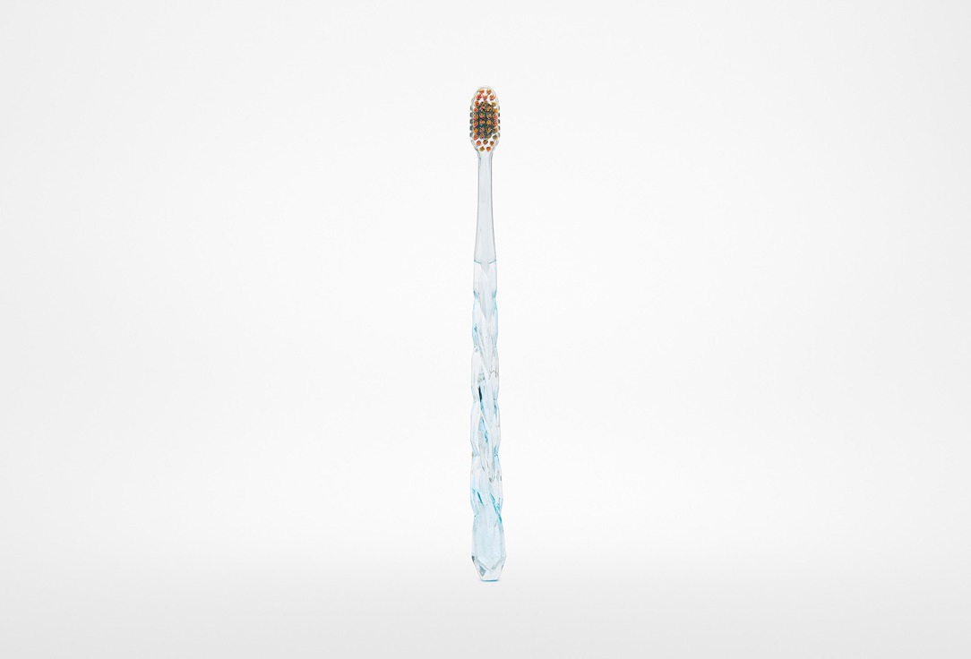 зубная щетка montcarotte kids toothbrush soft 3 blue Зубная щетка MONTCAROTTE Manet Brush blue toothbrush 1 шт