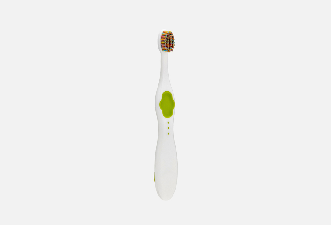 Зубная щетка детская MONTCAROTTE Green Kids Brush 1 шт зубная щетка montcarotte renoir brush green toothbrush 1 шт