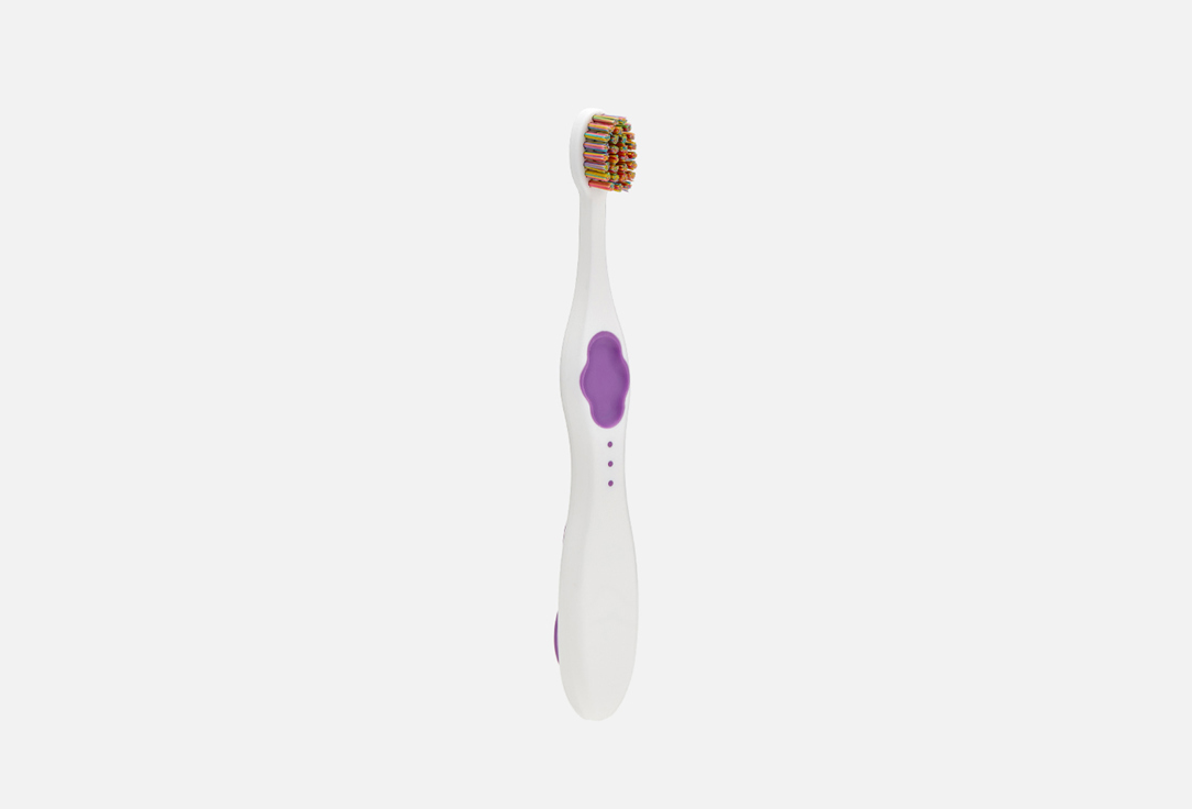 Зубная щетка детская, 1 шт. MONTCAROTTE Purple Kids Brush 1 шт зубная щетка montcarotte kids toothbrush soft 3 rose диаметр щетинок 0 15 мм