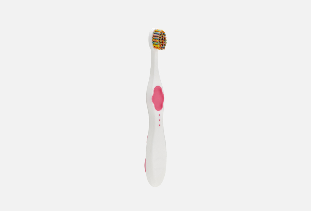 Зубная щетка детская MONTCAROTTE Rose Kids Brush 1 шт зубная щетка montcarotte kids toothbrush soft 3 rose диаметр щетинок 0 15 мм