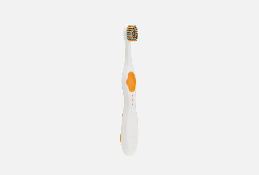 Зубная щетка детская MONTCAROTTE Yellow Kids Brush 1 шт зубная щетка montcarotte gauguin brush pink toothbrush