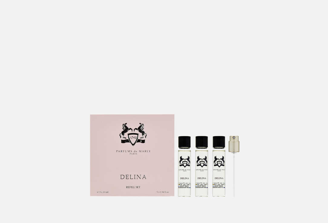 Дорожный набор 3*10мл PARFUMS DE MARLY Delina 1 шт дорожный набор 3 10мл parfums de marly pegasus