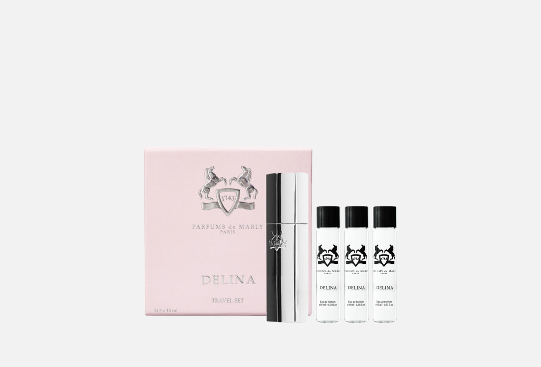 

Дорожный набор + Тревел Кейс PARFUMS DE MARLY, Delina 3 шт