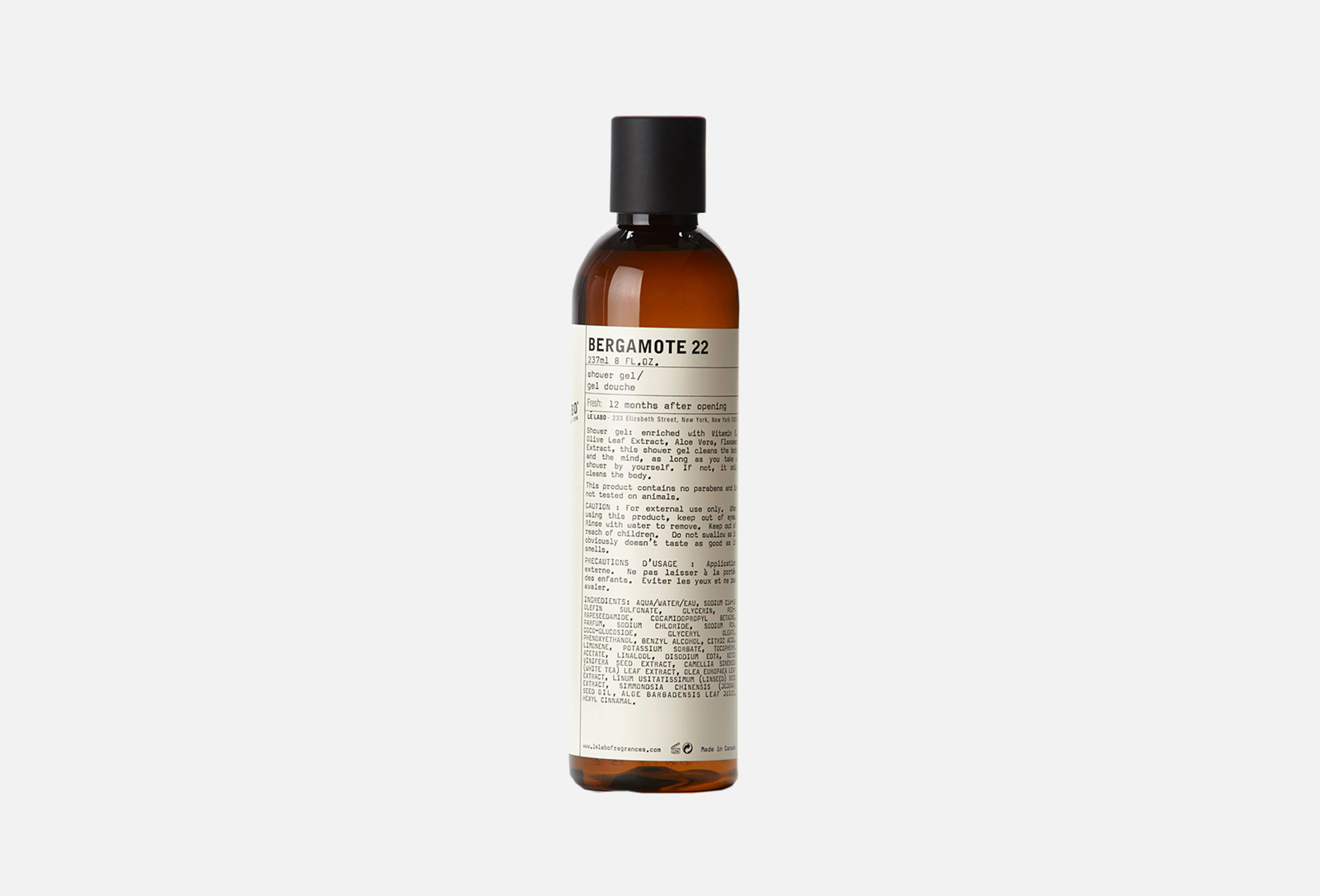 LE LABO Гель для душа Bergamote 22 237 мл — купить, цена в Москве