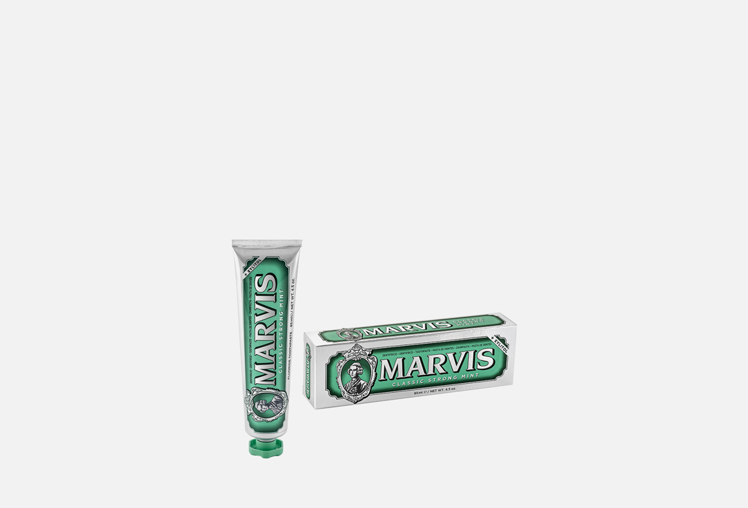 Зубная паста MARVIS Classic Strong Mint 85 мл зубная паста мята и корица cinnamon mint зубная паста 85мл