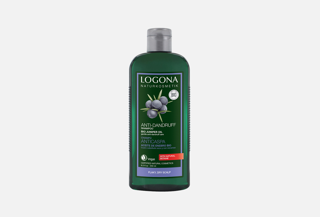 Шампунь с маслом Био - Можжевельника против перхоти  LOGONA Anti - Dandruff Shampoo 