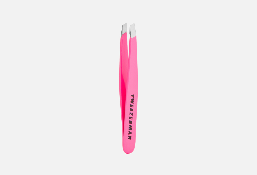Изображение товара Скошенный мини-пинцет TWEEZERMAN NEON PINK