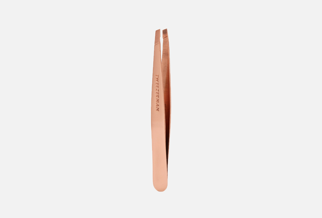 

Скошенный пинцет TWEEZERMAN, ROSE GOLD 1 шт