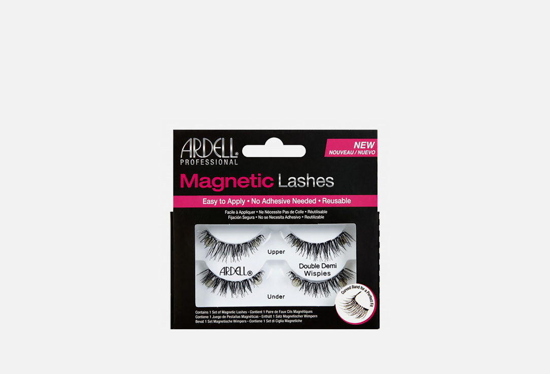 

Магнитные накладные ресницы ARDELL, Черный, Magnetic Strip Lash Demi Wispies