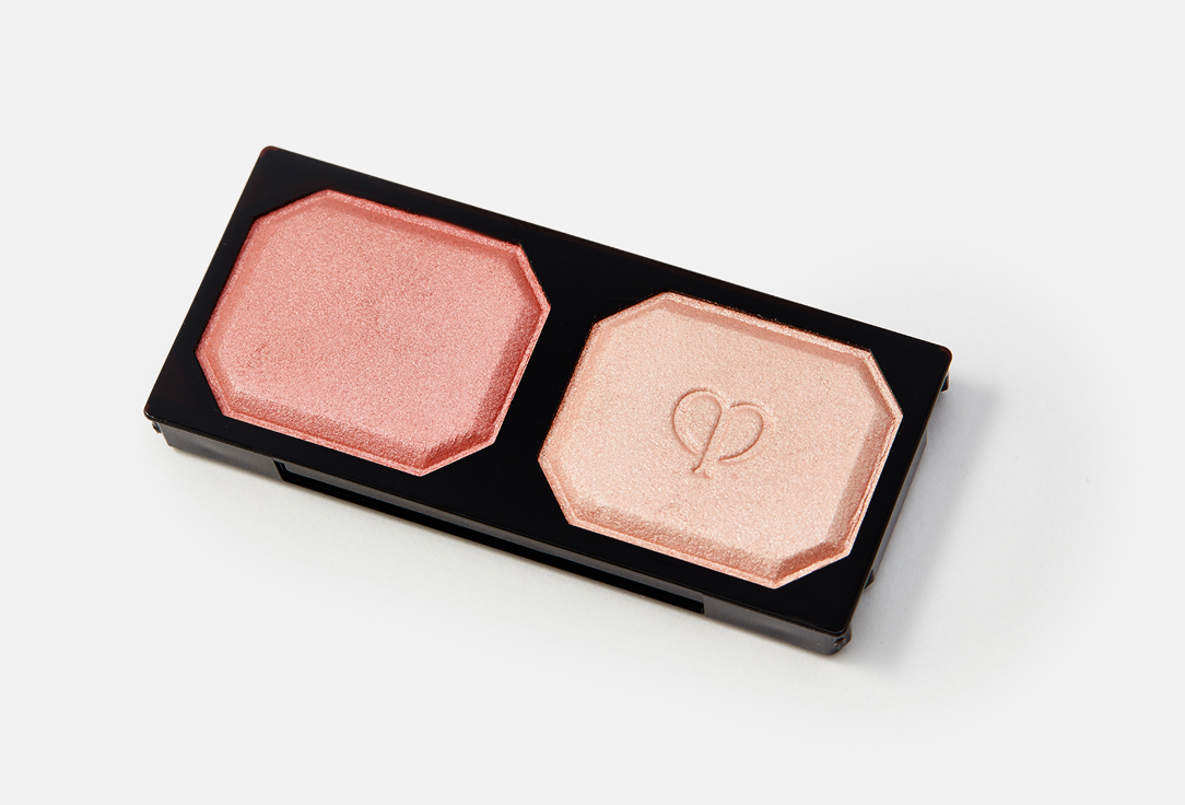 Двойные тени для век с шелковой текстурой (сменный блок) CLÉ DE PEAU BEAUTÉ EYE COLOR DUO 102 Calm pink