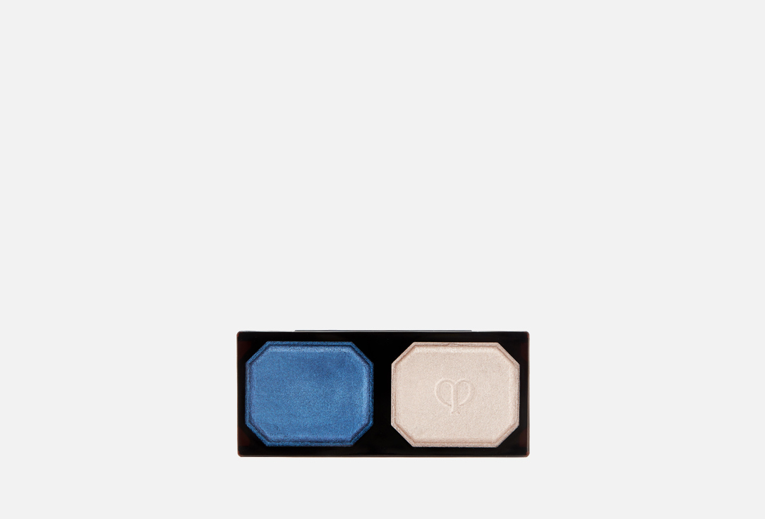 Двойные тени для век с шелковой текстурой (сменный блок) CLÉ DE PEAU BEAUTÉ EYE COLOR DUO 105 Serenity blue