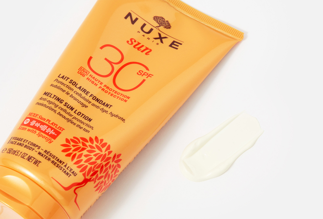 Молочко солнцезащитное для лица и тела SPF30 NUXE SUN 