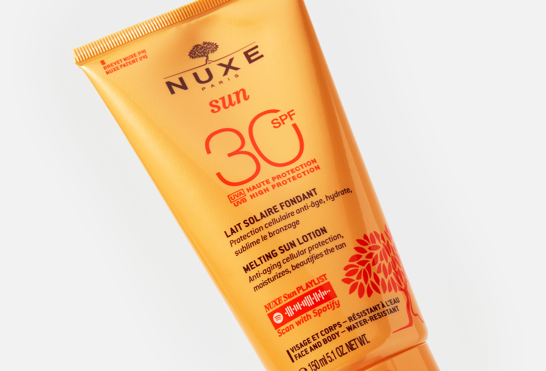 Молочко солнцезащитное для лица и тела SPF30 NUXE SUN 