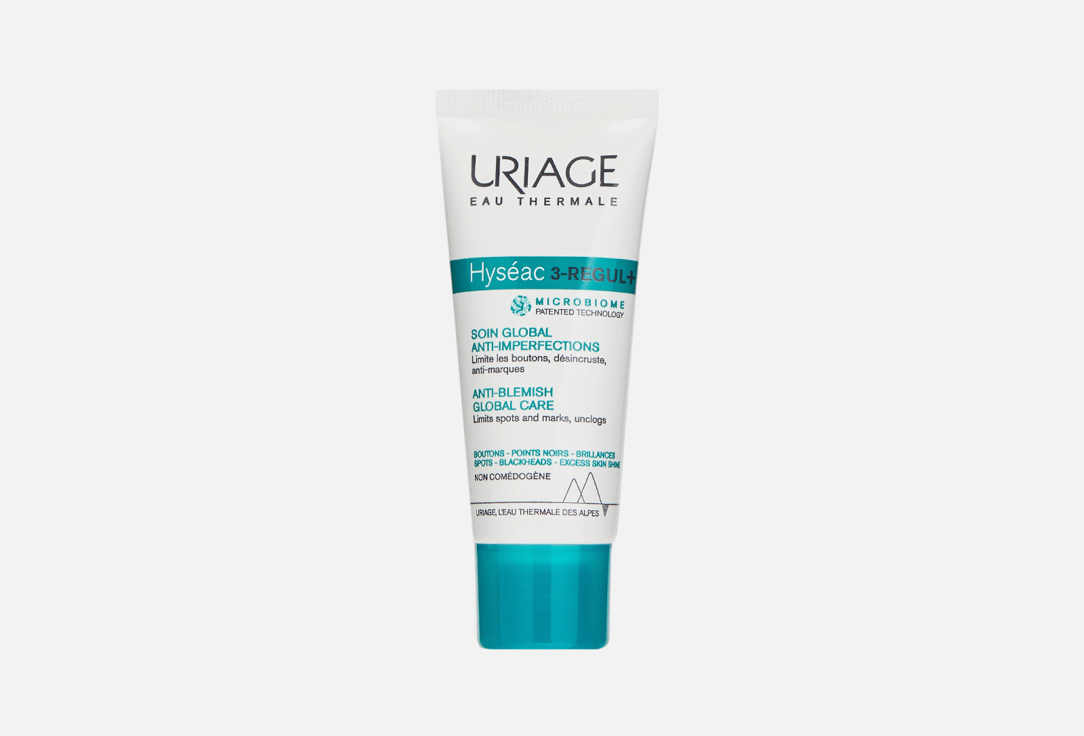 Глобальный уход против несовершенств кожи URIAGE Hyseac 3-regul+ 40 мл uriage матирующий уход 40 мл uriage hyseac