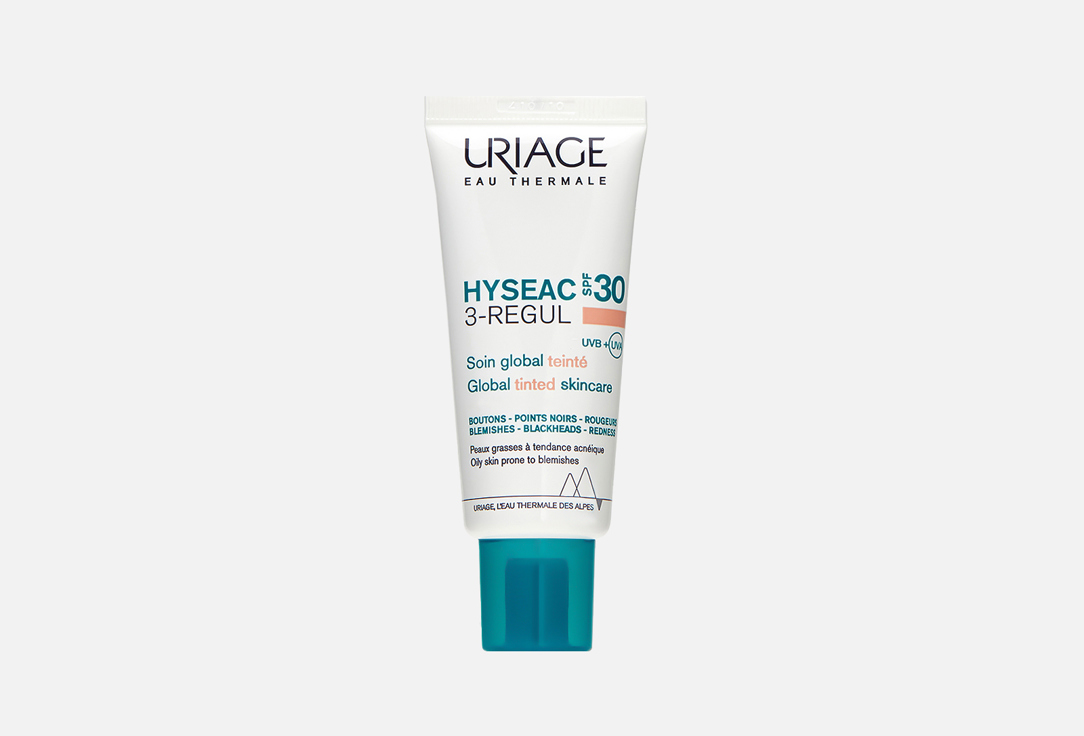 Изображение товара УНИВЕРСАЛЬНЫЙ ТОНАЛЬНЫЙ УХОД SPF 30 Uriage HYSEAC 3-REGUL GLOBAL TINTED SKIN-CARE SPF 30