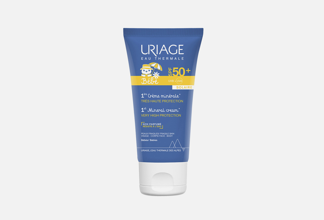 

ПЕРВЫЙ МИНЕРАЛЬНЫЙ КРЕМ URIAGE, 1st MINERAL CREAM SPF50+ 50 мл