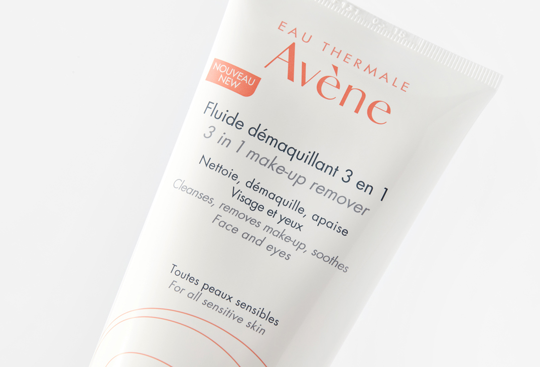 EAU THERMALE AVENE Флюид для снятия макияжа 3в1  Fluide demaquillant 