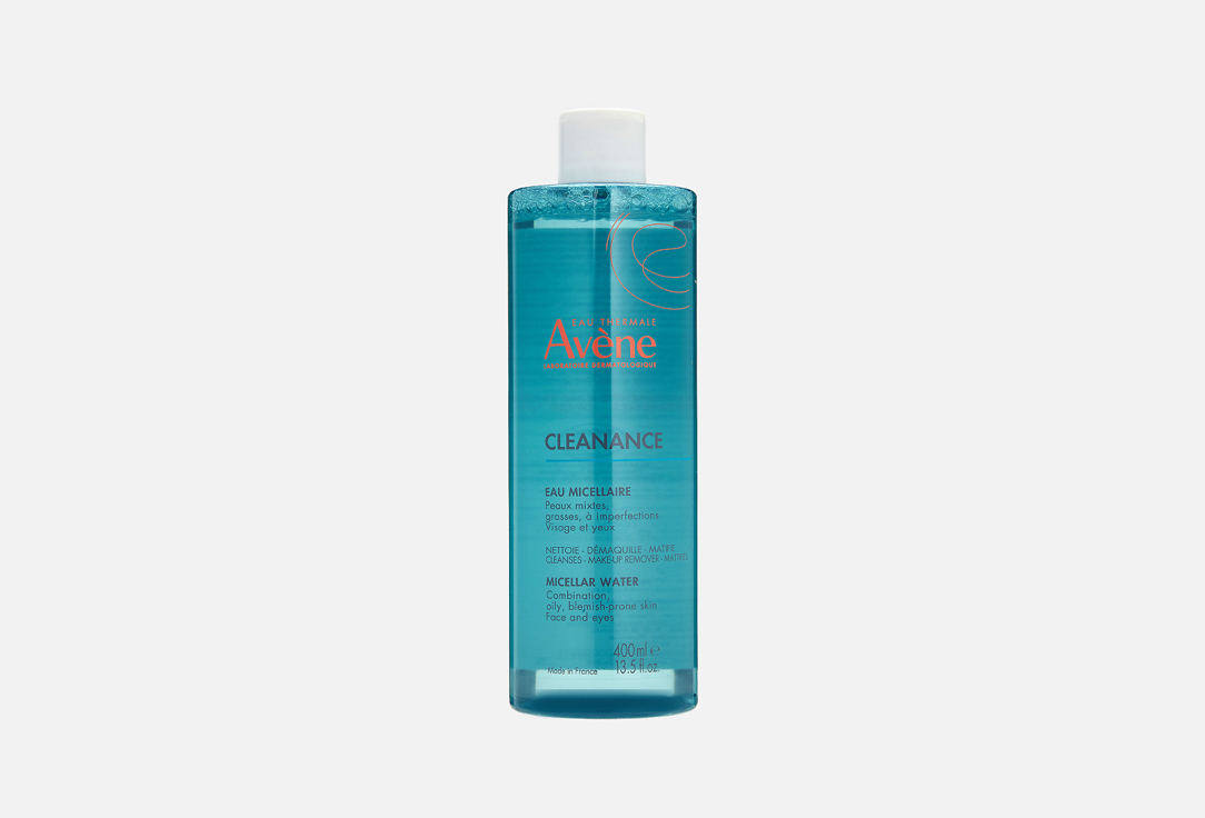 Мицеллярная вода для снятия макияжа EAU THERMALE AVENE CLEANANCE 400 мл avene cleanance gel nettoyant mattifying