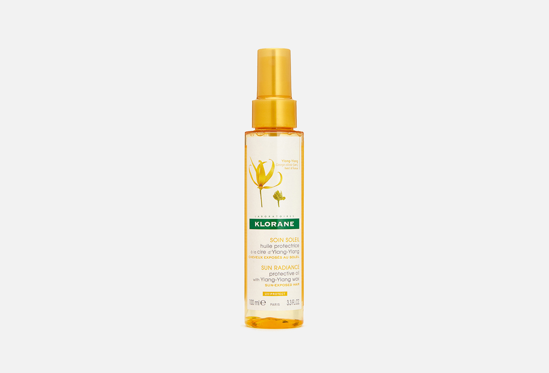 Защитное масло для волос  KLORANE with Ylang-Ylang wax 