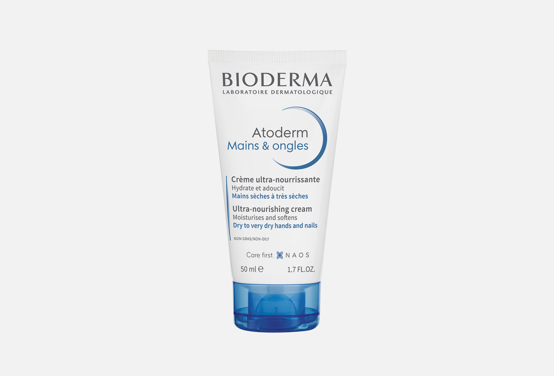 Крем для рук BIODERMA Atoderm Hands Repairing Cream 50 мл bioderma крем atoderm mains