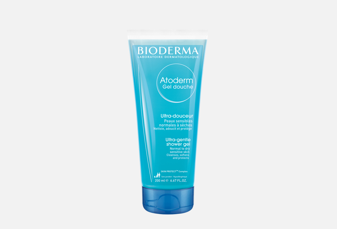масло для душа bioderma atoderm shower oil 200 мл Гель для душа BIODERMA Atoderm Shower Gel 200 мл