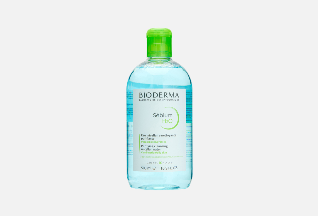 Bioderma Мицеллярная вода для жирной и смешанной кожи Sebium H2O 500 мл — купить в Москве