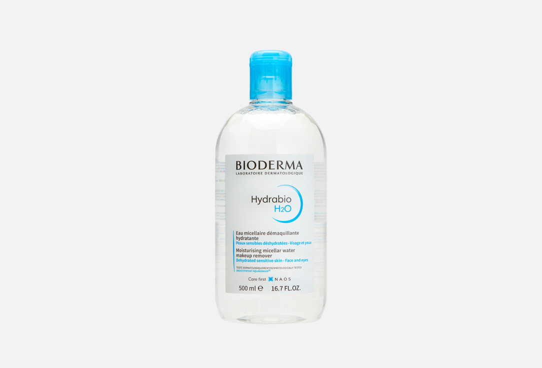 Мицеллярная вода BIODERMA Hydrabio h2o 500 мл мицеллярная вода bioderma мицеллярная вода очищающая для обезвоженной кожи лица hydrabio h2o