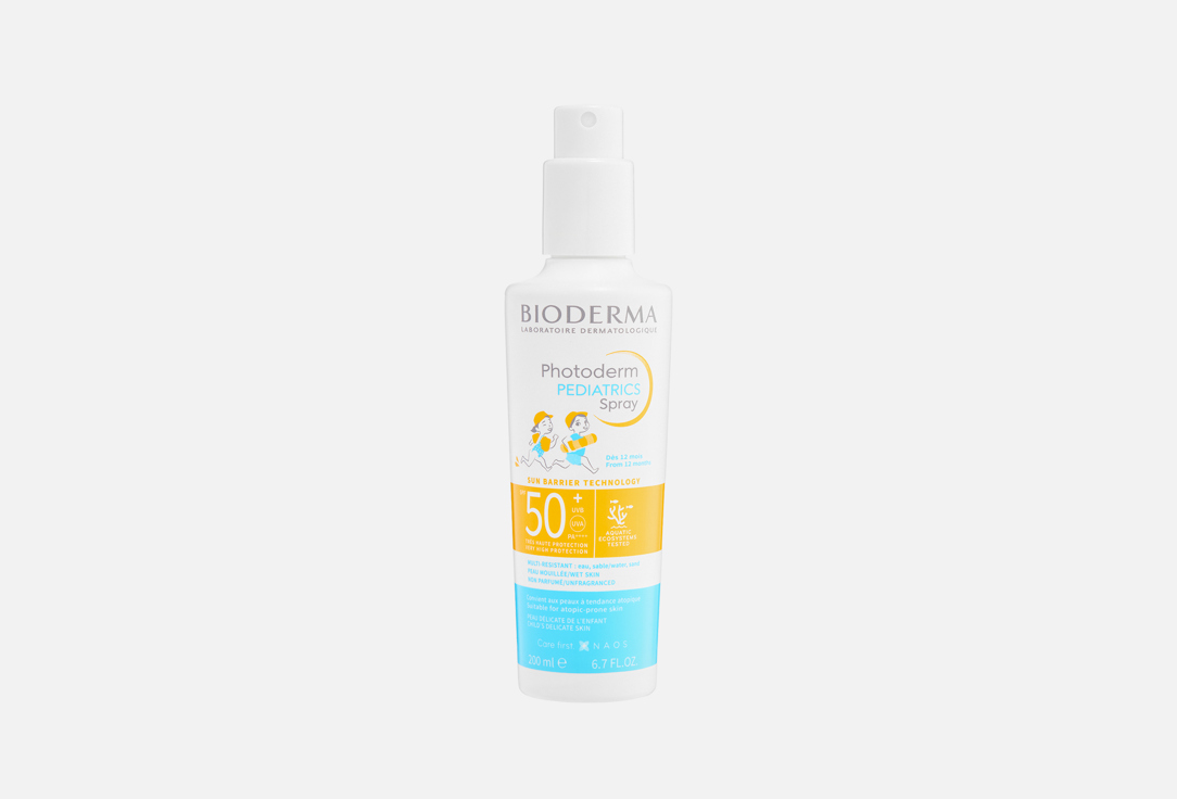 Изображение товара Солнцезащитный cпрей для детей SPF 50+ Bioderma Photoderm KID