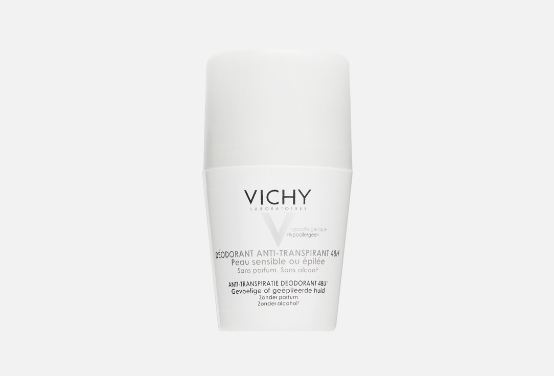 Шариковый дезодорант для чувствительной кожи VICHY 48h 50 мл дезодорант аэрозоль vichy 48h 125 мл