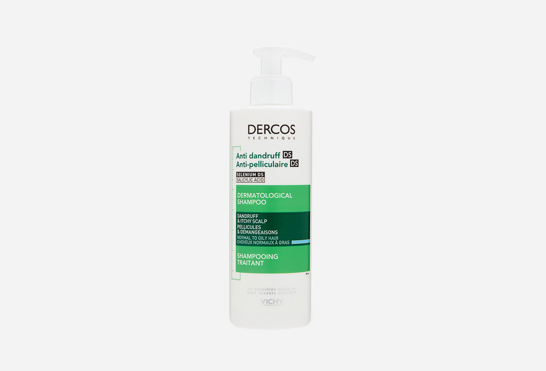 VICHY Шампунь против перхоти Dercos 200 мл — купить в Москве