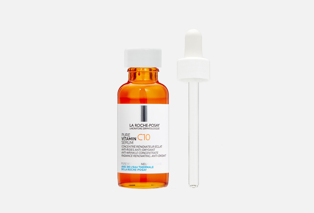 антиоксидантная сыворотка для обновления кожи la roche posay vitamin c10 serum 30 мл Антиоксидантная сыворотка для обновления кожи LA ROCHE-POSAY VITAMIN C10 SERUM 30 мл