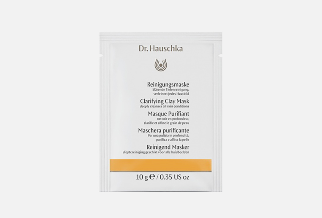 Маска очищающая пробник DR.HAUSCHKA Reinigungsmaske 10 г интенсивно питающая маска dr hauschka reichhaltige crememaske