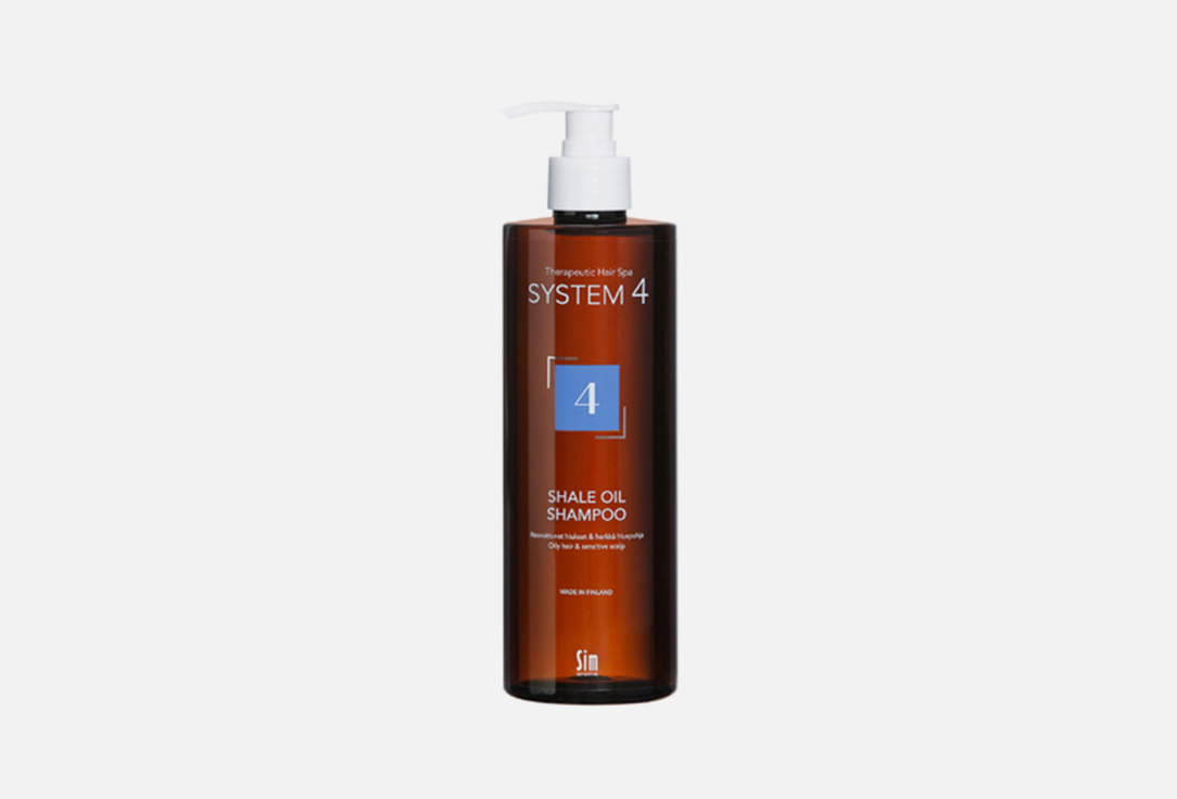 Терапевтический шампунь №4 для очень жирной и чувствительной кожи головы SYSTEM 4 4 Shale Oil Shampoo 500 мл