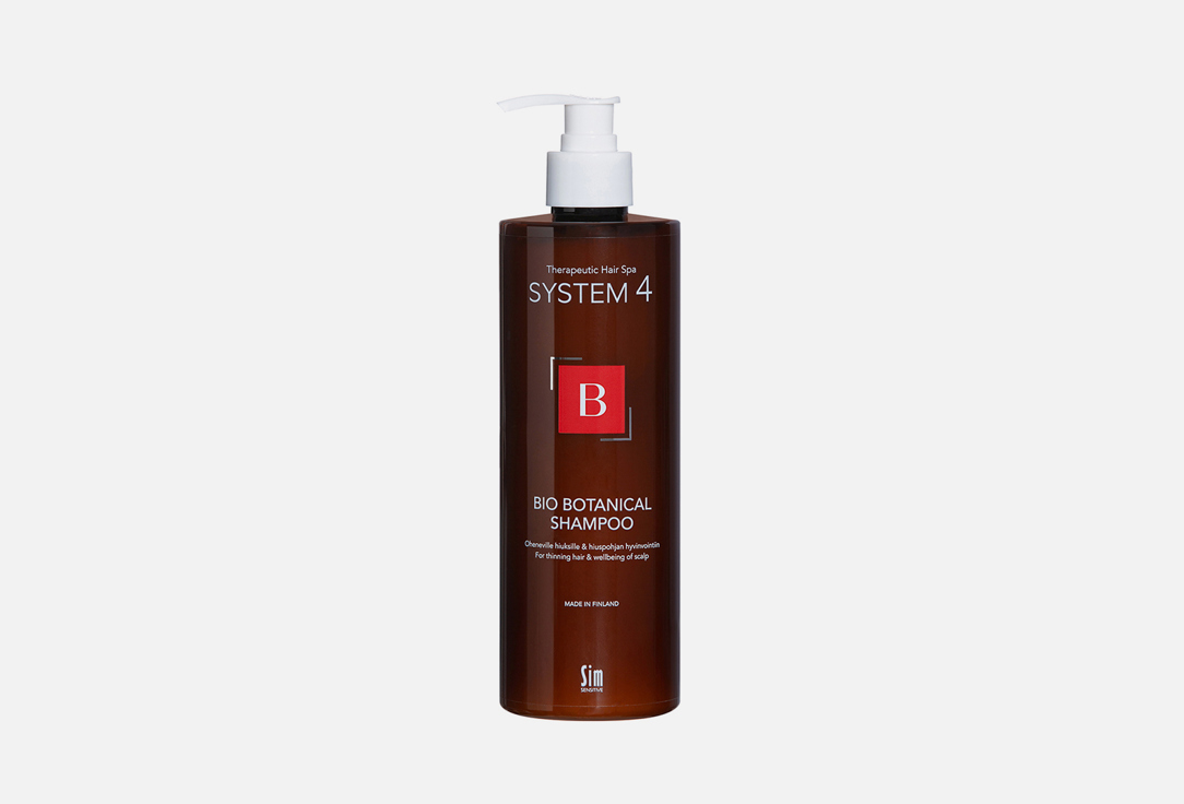 system 4 bio botanical shampoo биоботанический шампунь против выпадения и для стимуляции волос 500 мл Био ботанический шампунь против выпадения и для стимуляции волос SYSTEM 4 Bio Botanical Shampoo 500 мл
