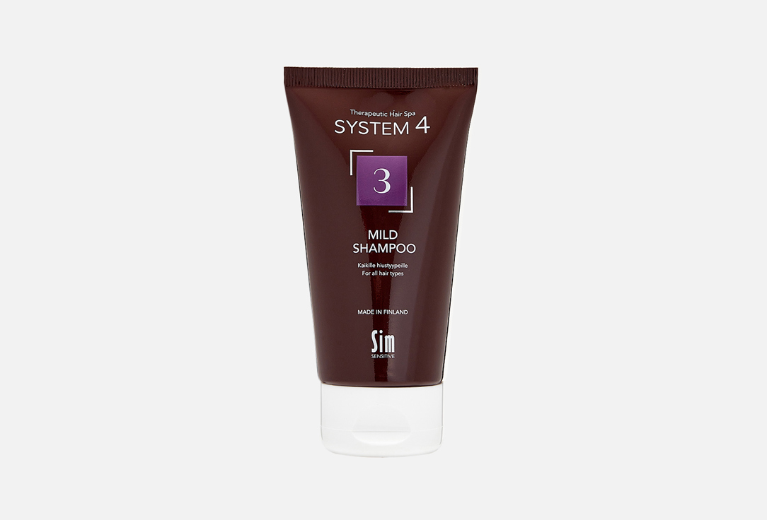 Терапевтический шампунь №3 для ежедневного применения SYSTEM 4 3 Mild Shampoo 75 мл фото