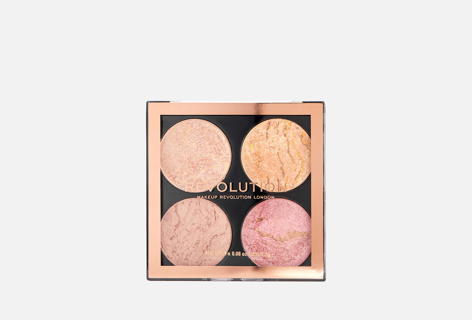 MakeUp Revolution ХАЙЛАЙТЕР 4 в 1 CHEEK KIT Fresh Perspective 8.8 г ...