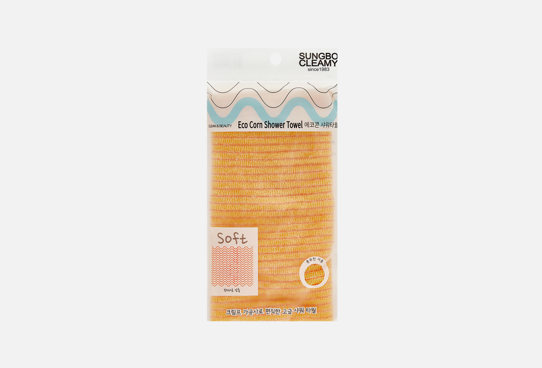 Мочалка для душа (в ассортименте) Sung Bo Cleamy Eco Corn Shower Towel 