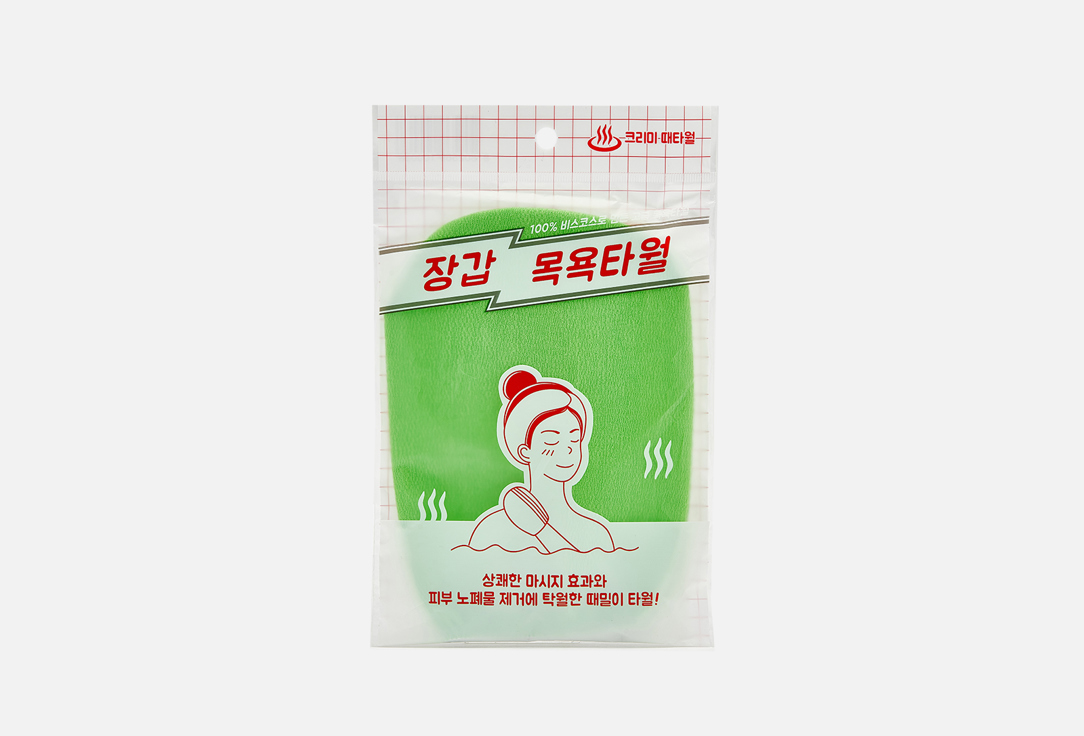 Мочалка-варежка для душа Sung Bo Cleamy Viscose Exfoliating Body Towel 