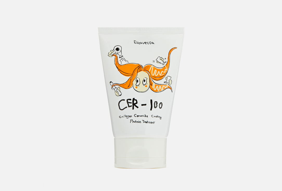 рыжая мать секс Elizavecca Маска для волос CER-100 Collagen Ceramide Coating Protein  Treatment 100 мл — купить, цена в Москве
