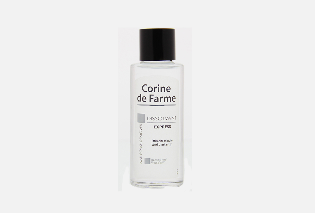 Жидкость для снятия лака CORINE DE FARME Nail Polish Remover 100 мл жидкость corine de farme для снятия лака с ногтей 200мл х 2шт