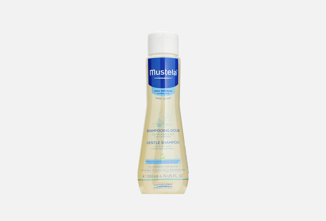цена мягкий детский шампунь MUSTELA Baby shampoo 200 мл