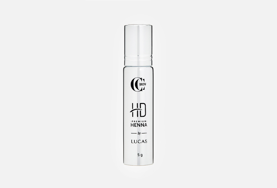 Хна для бровей LUCAS' COSMETICS CC Brow Premium henna HD 5 г маркер для бровей lucas cosmetics cc brow 3d brow liner 1 2 г