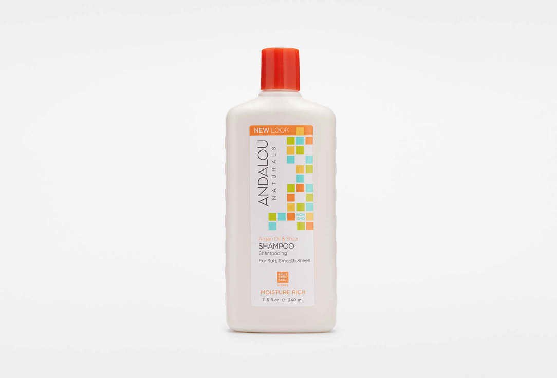 Shampoo, For Soft, Smooth Sheen, Moisture Rich, Argan Oil & Shea 340 мл