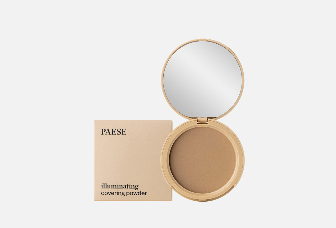 Изображение товара Пудра для лица PAESE Illuminating covering powder 9 г с сияющим финишем и натуральным воском