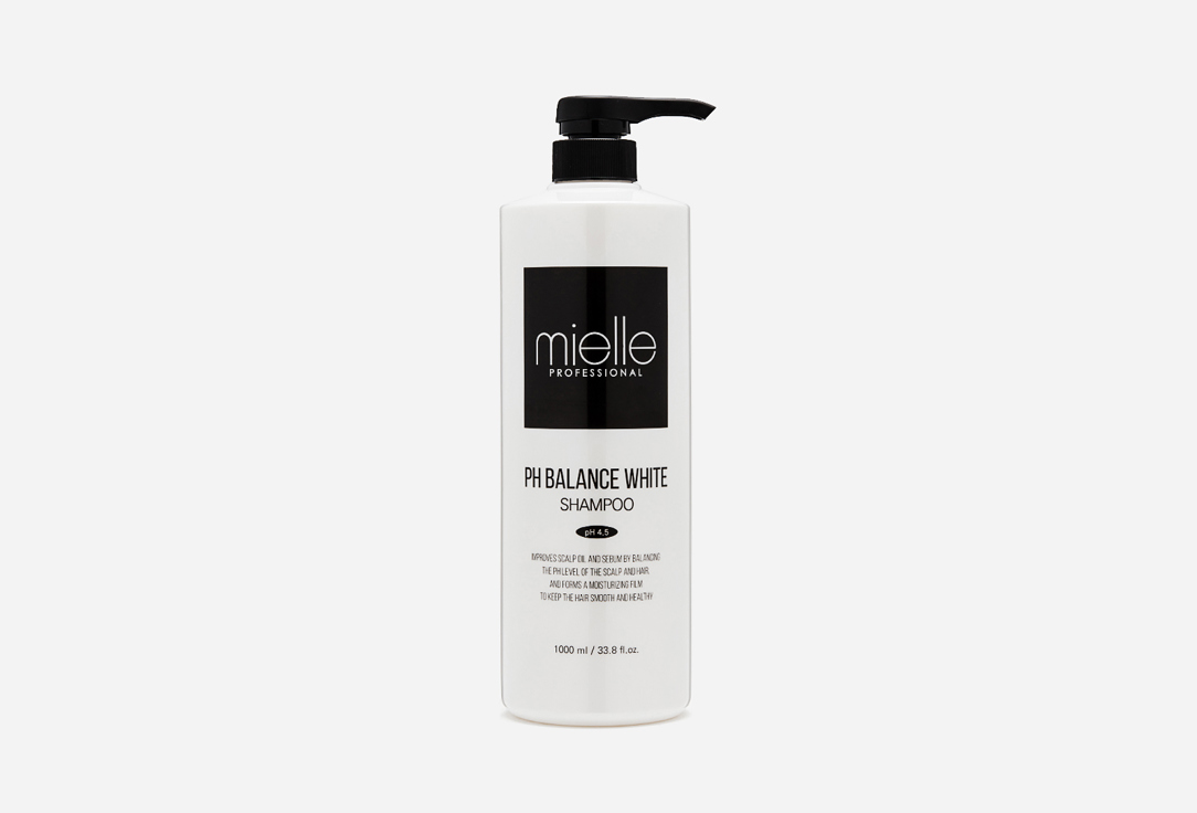 

Шампунь для волос MIELLE, PH Balance White Shampoo 1 л