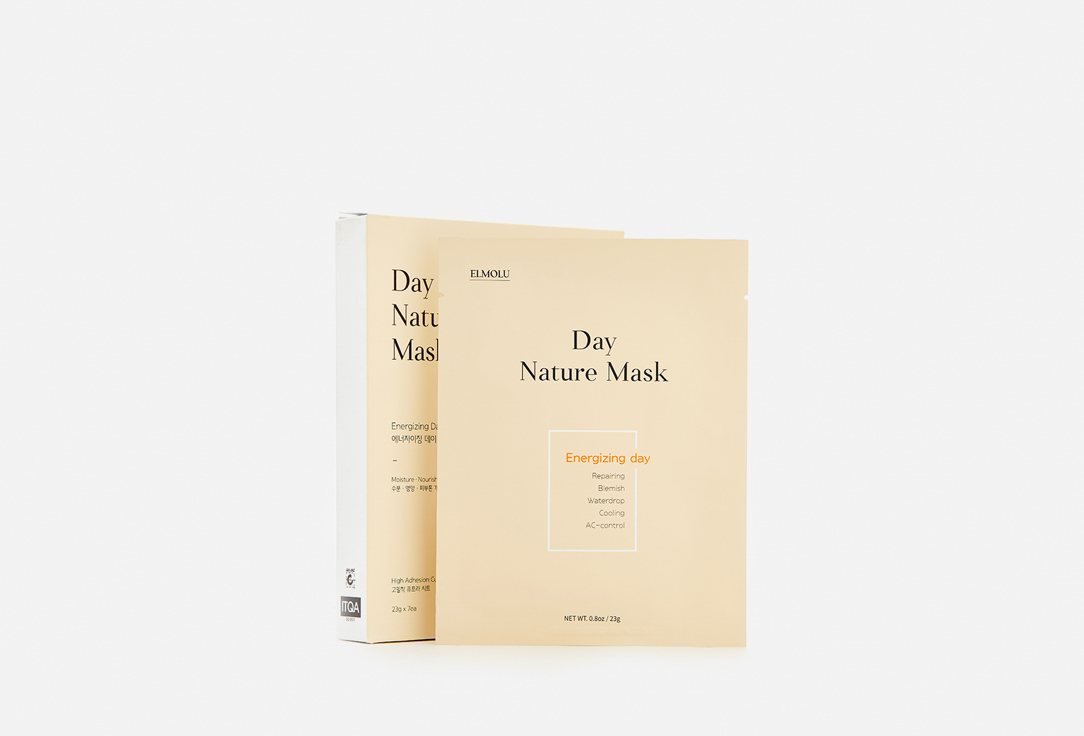 Набор масок наполняющих энергией ELMOLU Energizing day Day Nature Mask 
