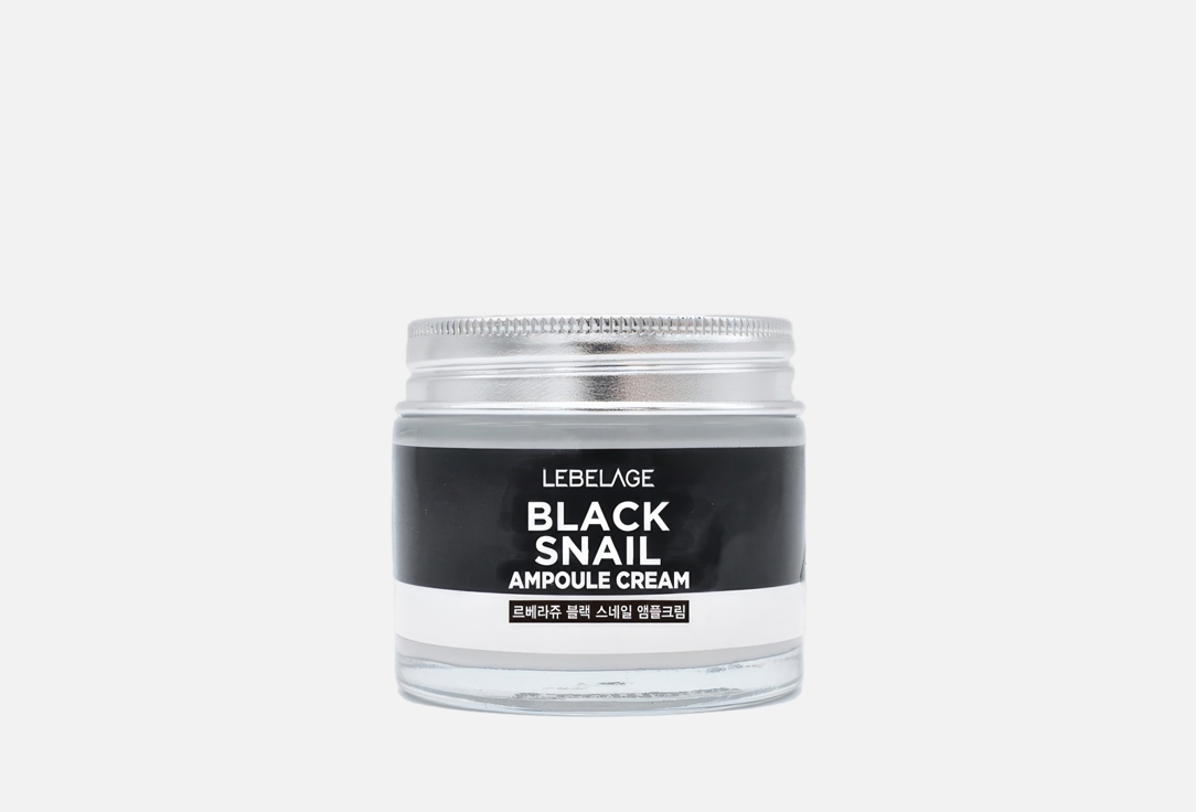 

Разглаживающий крем для лица LEBELAGE, BLACK SNAIL AMPOULE CREAM 70 мл